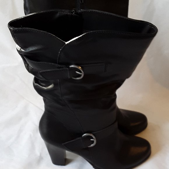 Style & Co Sachi Block-Heel Mid-Shaft Boots 8M - Picture 6 of 8